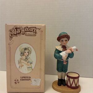1985 Jan Hagara Limited Edition VTG Figurine Larry 5.5” With Box